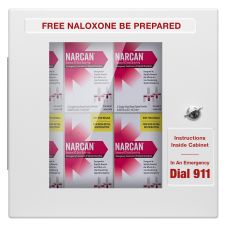 naloxone distribution giveaway cabinet