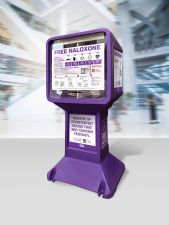 Newspaper Stand Naloxone Distribution Box
